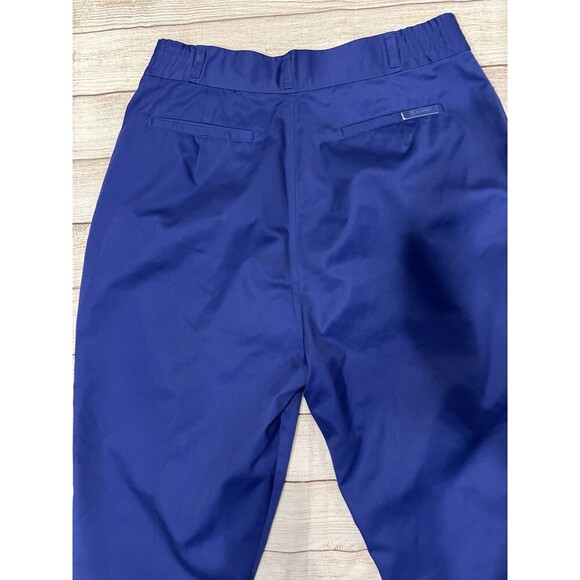 Gitano 1980’s Vintage Bright Blue High Waisted Pants Size 18 - Picture 5 of 8